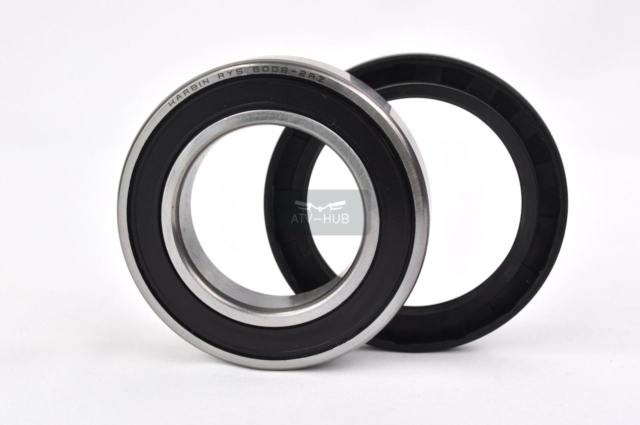 Ball bearing 6008 with oil seal for rear axle