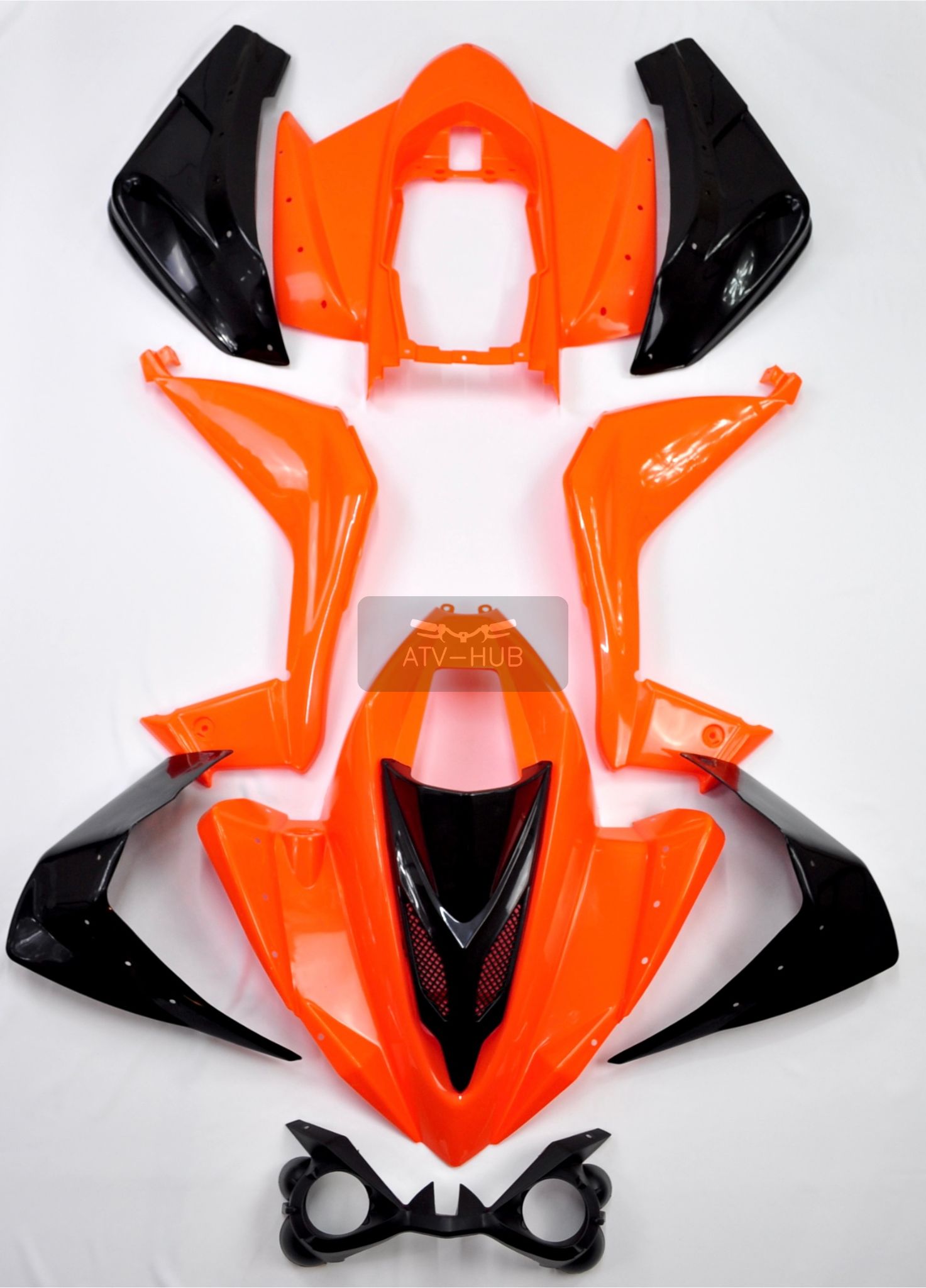 Bodykit Set Jinling JLA - 21B, 931E and Spy Orange and Black